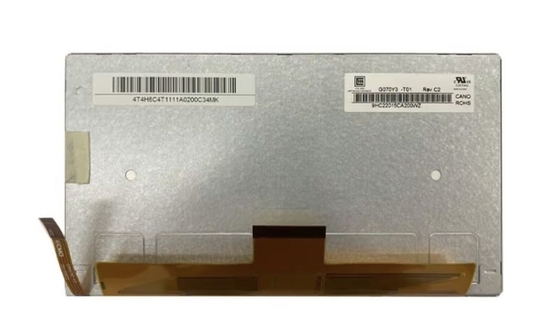 G070VVN01.1 AUO 7.0&quot; 800 ((RGB) × 480 600 cd/m2 نمایشگر LCD صنعتی