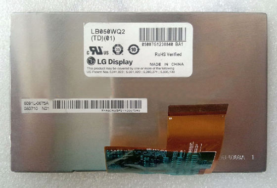 LB050WQ2-TD03 LG.Philips LCD 5.0 ​​&quot;480 × 272 (RGB) 400 cd / m² نمایشگر LCD صنعتی