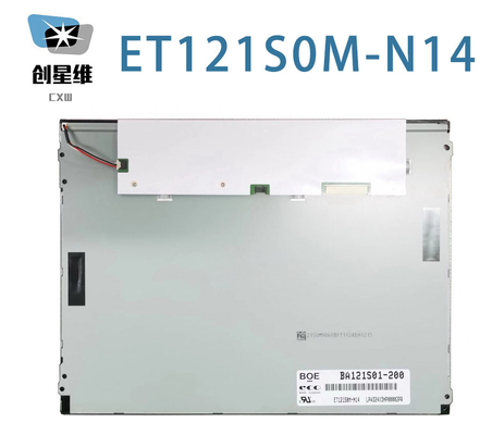 ET121S0M-N14 BOE 12.1&quot; 800 ((RGB) × 600، 400 cd/m2 80/80/65/75 نمایشگر LCD صنعتی