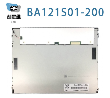BA121S01-200 BOE 12.1&quot; 800 ((RGB) × 600، 400 (Typ.) ((cd/m2) نمایشگر LCD صنعتی