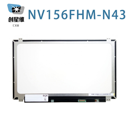 NV156FHM-N43 BOE 15.6&quot; 1920 ((RGB) × 1080, 300 cd/m2 نمایشگر LCD صنعتی