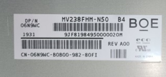 MV238FHM-N50 BOE 23.8" 1920 ((RGB) × 1080, 250 cd/m2 نمایشگر LCD صنعتی