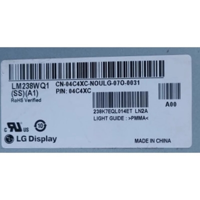 LM238WQ1-SSA1 صفحه نمایش LG 23.8 &quot; 2560 ((RGB) × 1440، 300 cd / m2 صفحه نمایش LCD صنعتی