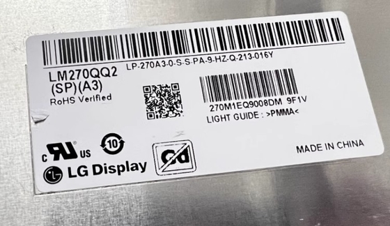 LM270QQ2-SPA3 صفحه نمایش LG 27.0&quot; 5120 ((RGB) × 2880، 540 cd/m2 (Typ.)