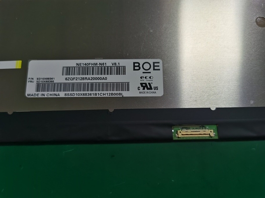 NE140FHM-N61 BOE 14.0&quot; 1920 ((RGB) × 1080, 400 cd/m2 نمایشگر LCD صنعتی