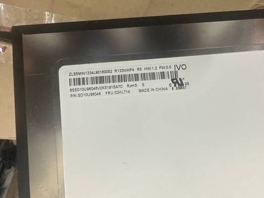 R133NWF4 R5 IVO 13.3&quot; 1920 ((RGB) × 1080, 300 cd/m2 نمایشگر LCD صنعتی