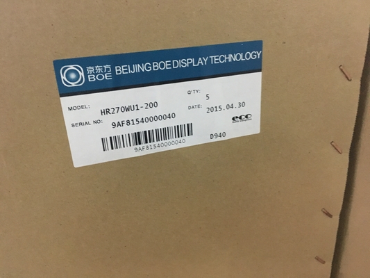 HR270WU1-200 BOE 27.0&quot; 1920 ((RGB) × 1080, 725 cd/m2 نمایشگر LCD صنعتی