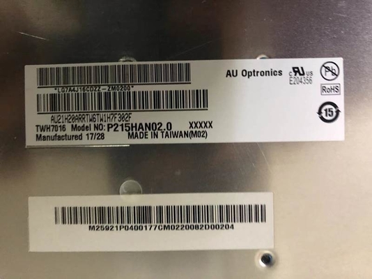 P215HAN02.0 AUO 21.5&quot; 1920 ((RGB) × 1080, 1500 (Typ.) ((cd/m2) نمایشگر LCD صنعتی