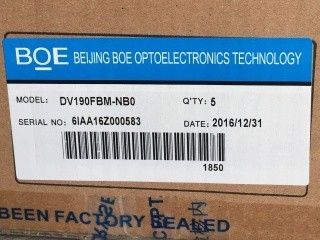 DV190FBM-NB0 BOE 19.1&quot; (1/3 برش 21.5&quot;) 1920 ((RGB) × 360 300 cd/m2 نمایشگر LCD صنعتی