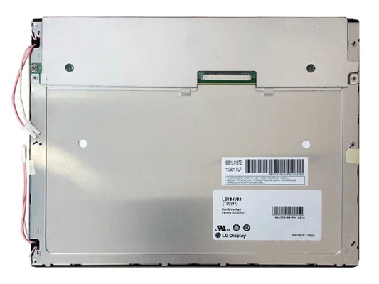 LB104V03-TD01 صفحه نمایش LG 10.4" 640 ((RGB) × 480, VGA 76PPI, 400 cd/m2 صفحه نمایش LCD صنعتی
