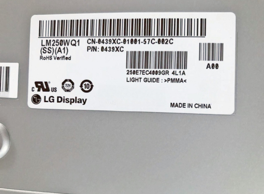 LM250WQ2-SSA1 صفحه نمایش LG 25&quot; 2560 ((RGB) × 1440 Quad-HD 117PPI 300 cd/m2 صفحه نمایش LCD صنعتی