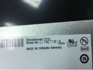 PCAP اتصال نوری 8 بیت G170ETT01.0 4 رشته WLED پانل 85/85/80/80