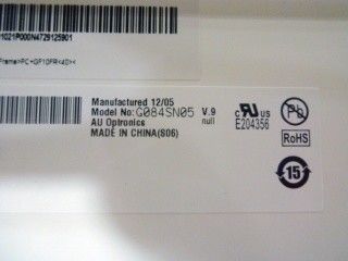 8.4 اینچ 800 * 600 TFT LCD G084SN05 V9 لامپ قابل تعویض با راننده LED