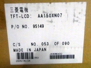 AA150XN07 4 پی سی CCFL TFT LCD 15 اینچ نمایشگر TFT صنعتی 75/75/50/60 (نوع)