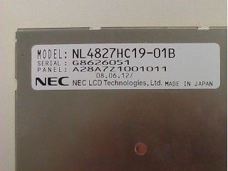 NL4827HC19-01B 128PPI 4.3 اینچ 480×272 NEC صفحه نمایش TFT 97.04 ((H) × 55.86 ((V) mm