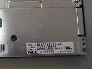 NL6448BC33-46 10.4 INCH 640 RGB × 480 VGA 76PPI NEC TFT LCD 530/550g (نوع / حداکثر)