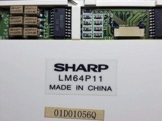 LM64P11 6.0 اینچ 640×480 VGA Sharp TFT Displays 121.58 × 91.18 (H×V)