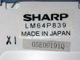 LM64P839 84PPI 640×480 VGA 9.4 اینچ صفحه نمایش LCD TFT تیز 25/25/20/10 (نوع)