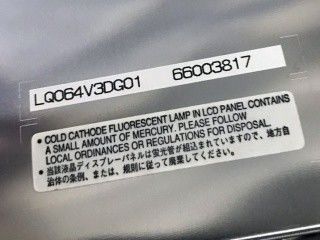 640×480 6.4" زاویه دید 70/70/40/70 LQ064V3DG01 VGA 124PPI پانل LCD TFT