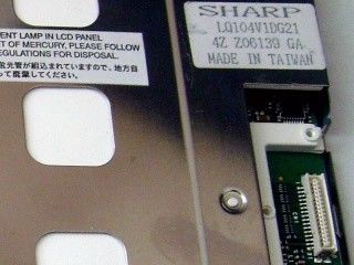 10.4" 640×480 LQ104V1DG21 زاویه مشاهده 70/70/40/70 صفحه نمایش LCD TFT تیز