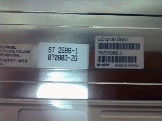 LQ121S1DG41 زاویه دید 70/70/50/60 12.1" 800×600 82PPI پانل LCD صنعتی