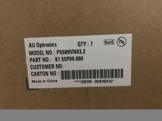 55 اینچ RGB 700cd / m2 1920 ((RGB) × 1080 40PPI پانل LCD TFT P550HVN03.2