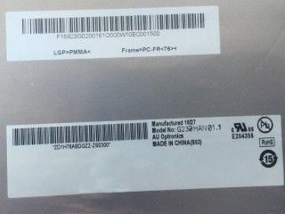 72٪ NTSC 23 اینچ 300cd / m2 صفحه نمایش LCD TFT G230HAN01.1 89/89/89/89 (نوع) ((CR≥10)