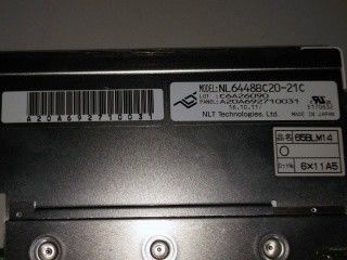 صفحه نمایش VGA 122PPI 800 سی دی / متر مکعب TFT LCD 6.5 &quot;NL6448BC20-21C