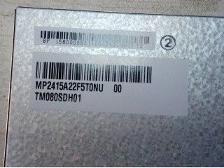 250cd/m2 8.0" 800×600 TM080SDH01 70/70/50/70 SVGA 125PPI TIANMA TFT LCD TM080SDH01