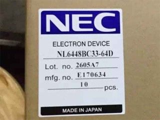 10.4 اینچ 450cd/m2 VGA 76PPI TFT LCD Panel NL6448BC33-64D 80/80/80/55