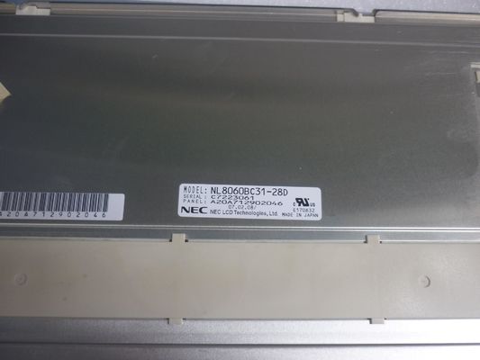 12.1" 800*600 350cd/m2 82PPI NEC پانل TFT NL8060BC31-28D 70/70/45/55