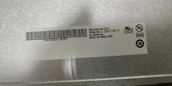 1024×768 XGA 85PPI 390cd/M2 TFT LCD Diaplay AUO G150XTK01.0 صفحه LCD