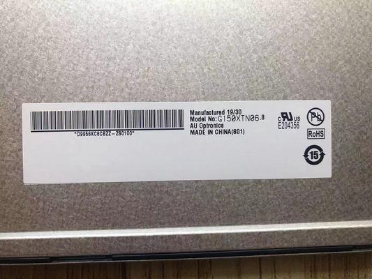 G150XTN06.8 AUO 15.0" 1024×768 450 cd/m2 80/80/70/80 نمایشگر LCD صنعتی