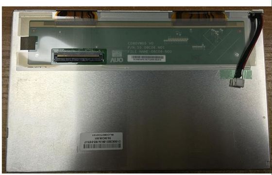 C080VW05 V0 AUO 8INCH 800 × 480RGB 500CD / M2 WLED TTL دمای عملکرد: -30 ~ 80 ° نمایشگر LCD صنعتی