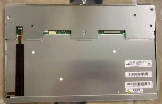 NL12880BC20-07F NLT 12.1INCH 1800CD / M2 LCM 1280 × 800 1280 × 800RGB WLED LVDS دمای عملیاتی: -20 ~ 70 IND صنعتی