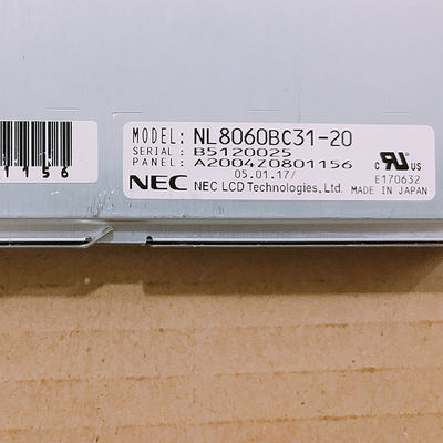 NL8060BC31-20 NLT 12.1INCH 250CD / M2 LCM 800 × 600 800 × 600RGB CCFL TTL دما عامل: 0 ~ 55 درجه سانتیگراد نمایشگر LCD صنعتی