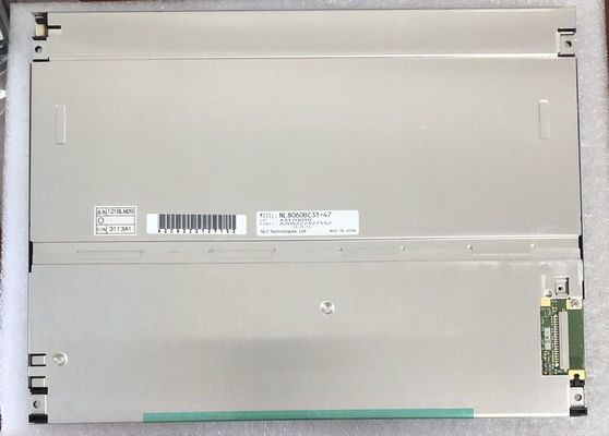 NL8060BC31-47 NLT 12.1INCH 450CD / M2 LCM 800 × 600 800 × 600RGB WLED LVDS دمای ذخیره سازی: -30 ~ 80 C نمایشگر LCD صنعتی