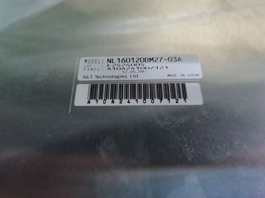 NL160120BM27-03A NLT 21.3INCH 1000CD / M2 LCM 1600 × 1200 1600 × 1200RGB CCFL LVDS دمای کار: 0 ~ 55 C صنعتی