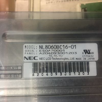NLT 6.5 &quot;300CD / M2 LCM 800 × 600 صفحه نمایش NEC صنعتی NL8060BC16-01