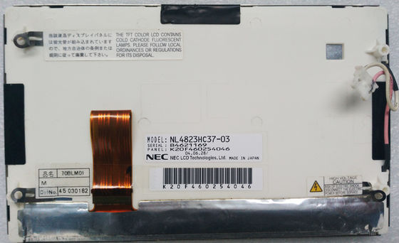 450CD / M2 LCM 480 × 234 CCFL آنالوگ NEC TFT نمایشگر NL4823HC37-03