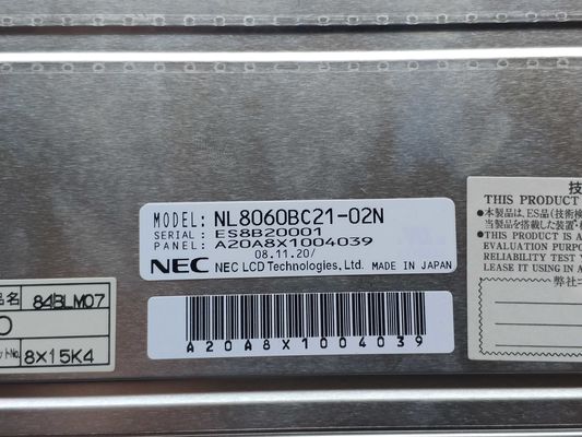 LCM 800 × 600RGB 400CD / M2 CCFL LVDS NEC TFT پنل NL8060BC21-02N