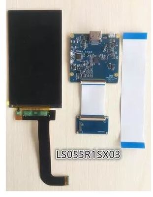 صفحه نمایش LF055R1SX03 Sharp 5.5 اینچ 1440 × 2560 RGB 450 سی دی / متر مکعب TFT LCD