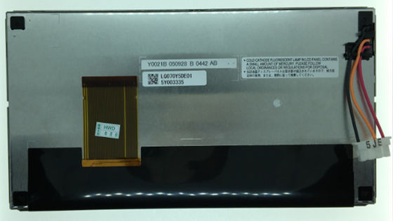 صفحه نمایش LCD 7 &quot;LCM 800 × 480RGB 320cd / m² LQ070Y5DE01 Sharp TFT LCD