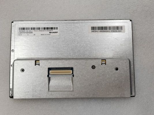 صفحه نمایش LCD 7 &quot;LCM 800 × 480RGB 350 سی دی / متر مکعب LQ070Y3DG05 Sharp TFT LCD