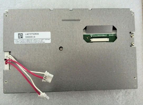نمایشگر LCD 7 اینچی LCM 480 × 240RGB 400 سی دی / متر مکعب LQ070T5DR06 Sharp TFT LCD