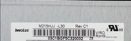 اینولکس 21.5" 250cd/m2 Tft LCD Screen M215HJJ-L30 Rev.C1 89/89/89/89 (نوع)