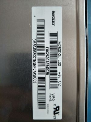 صفحه نمایش LCD صنعتی M280DGJ-L30 Innolux 28.0 &quot;3840 (RGB) × 2160 300 cd / m²