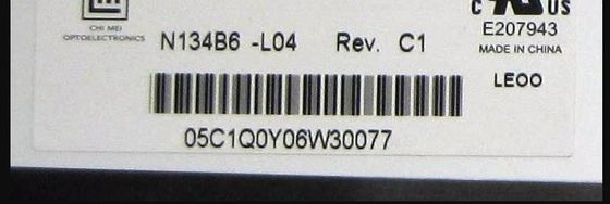 نمایشگر LCD صنعتی N134B6-L04 CMO 13.4 &quot;1366 (RGB) × 768 220 cd / m²