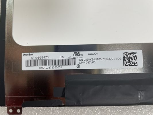 صفحه نمایش LCD صنعتی N140BGE-E53 INNOLUX 14.0 &quot;1366 (RGB) × 768 200 cd / m²