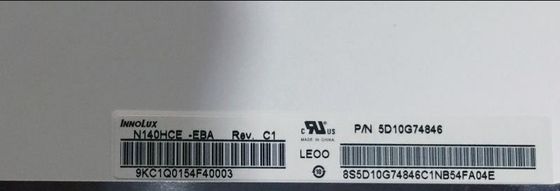 نمایشگر LCD صنعتی N140HCE-EBA INNOLUX 14.0 &quot;1920 (RGB) × 1080 220 cd / m²